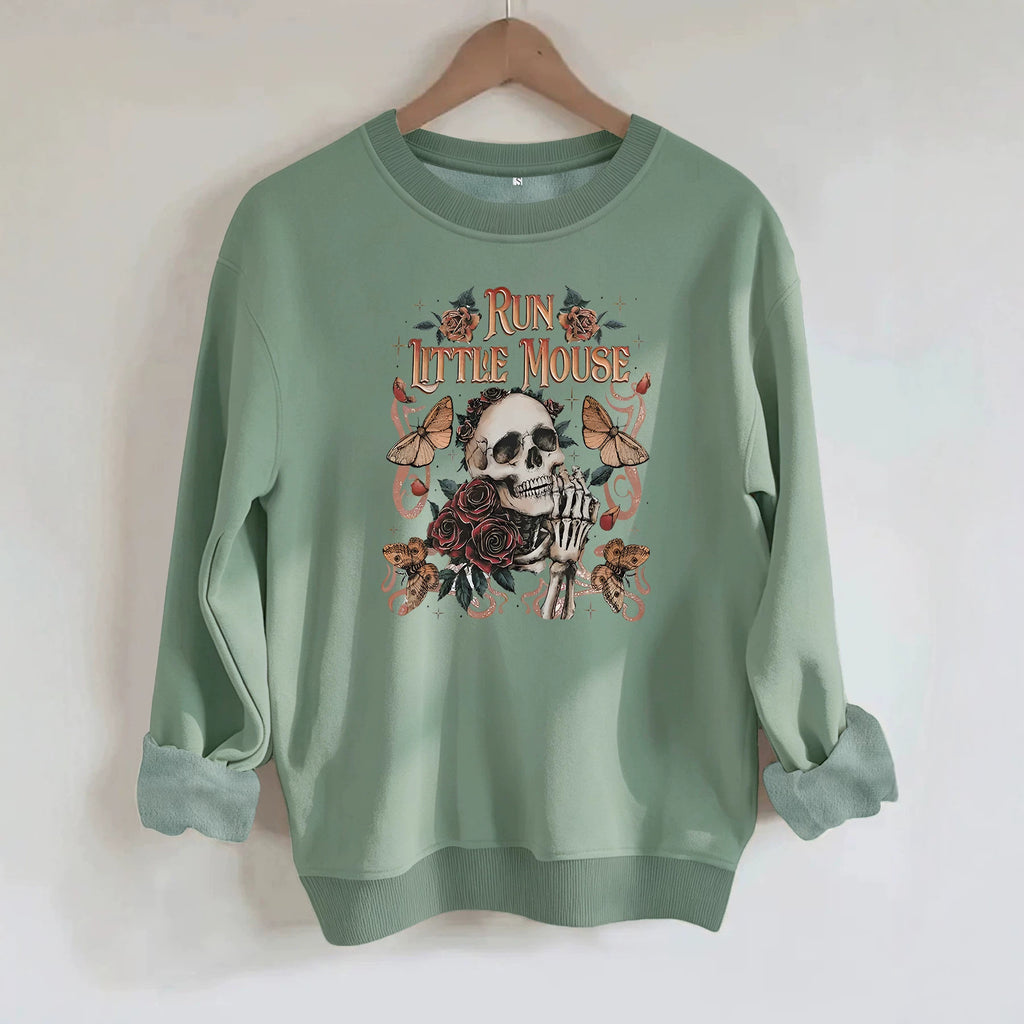Loose velvet sweatshirt