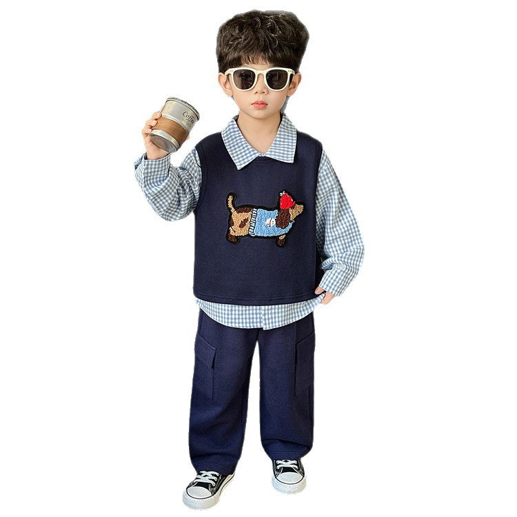 Boys Spring Autumn Casual Suit Set