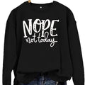 Loose velvet sweatshirt