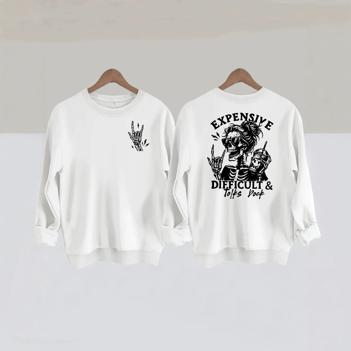 Long sleeved shirt with fleece hoodie