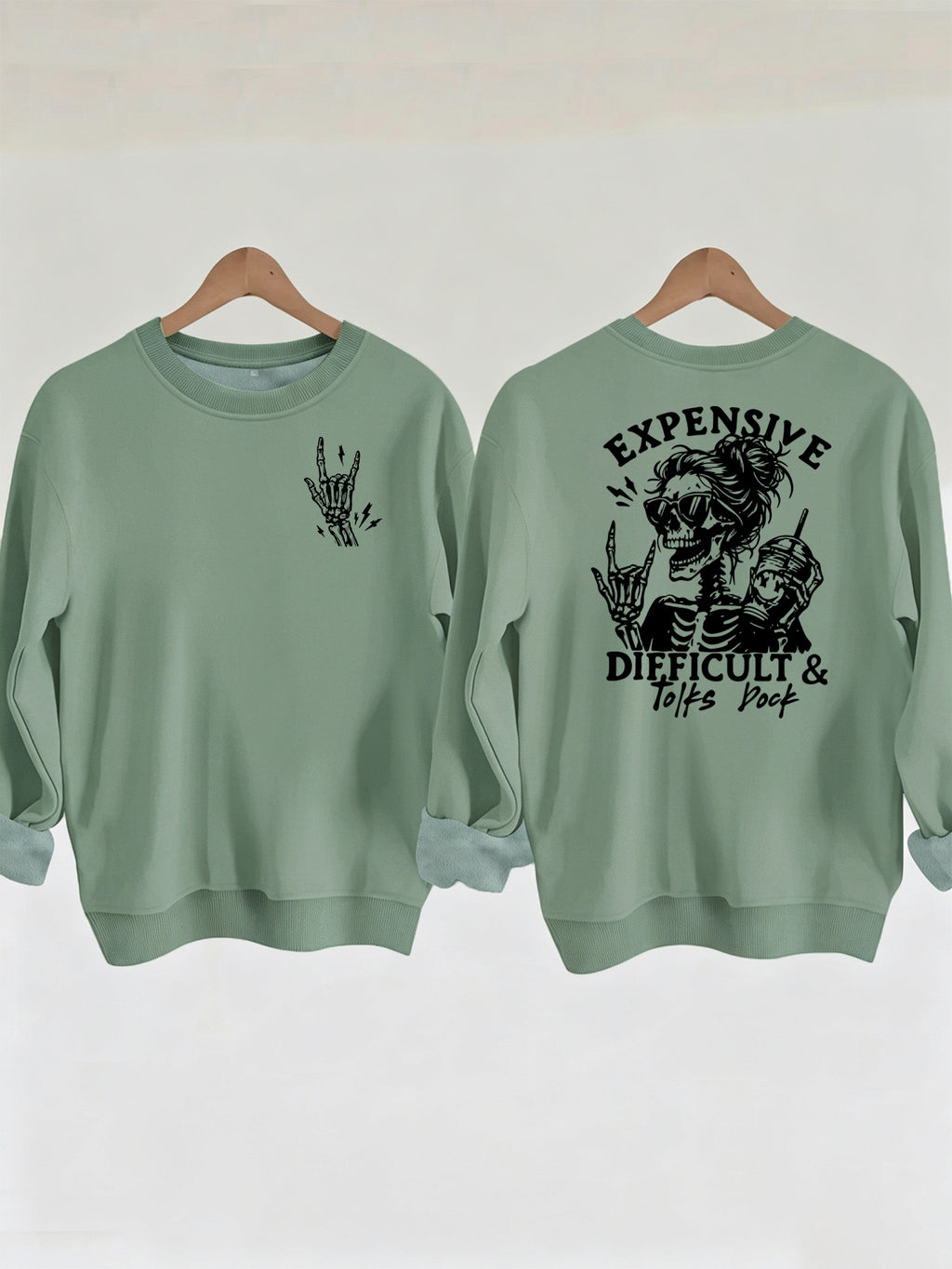 Long sleeved shirt with fleece hoodie