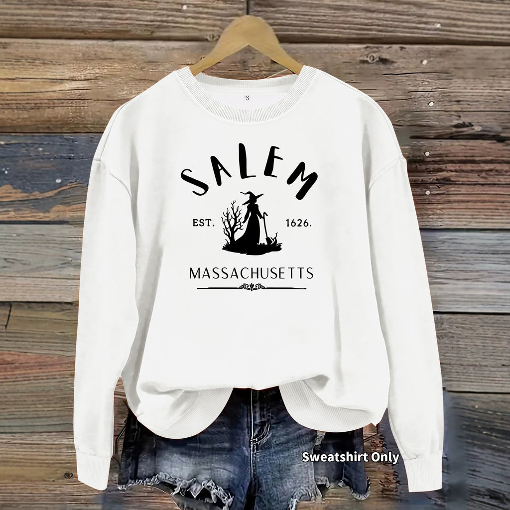 Round neck fleece hoodie