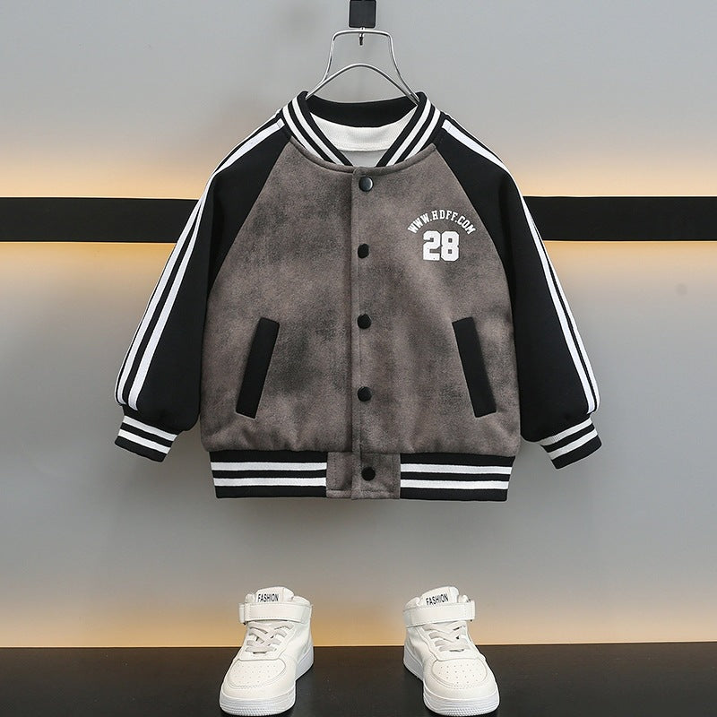 Toddler Boys Baseball Jacket