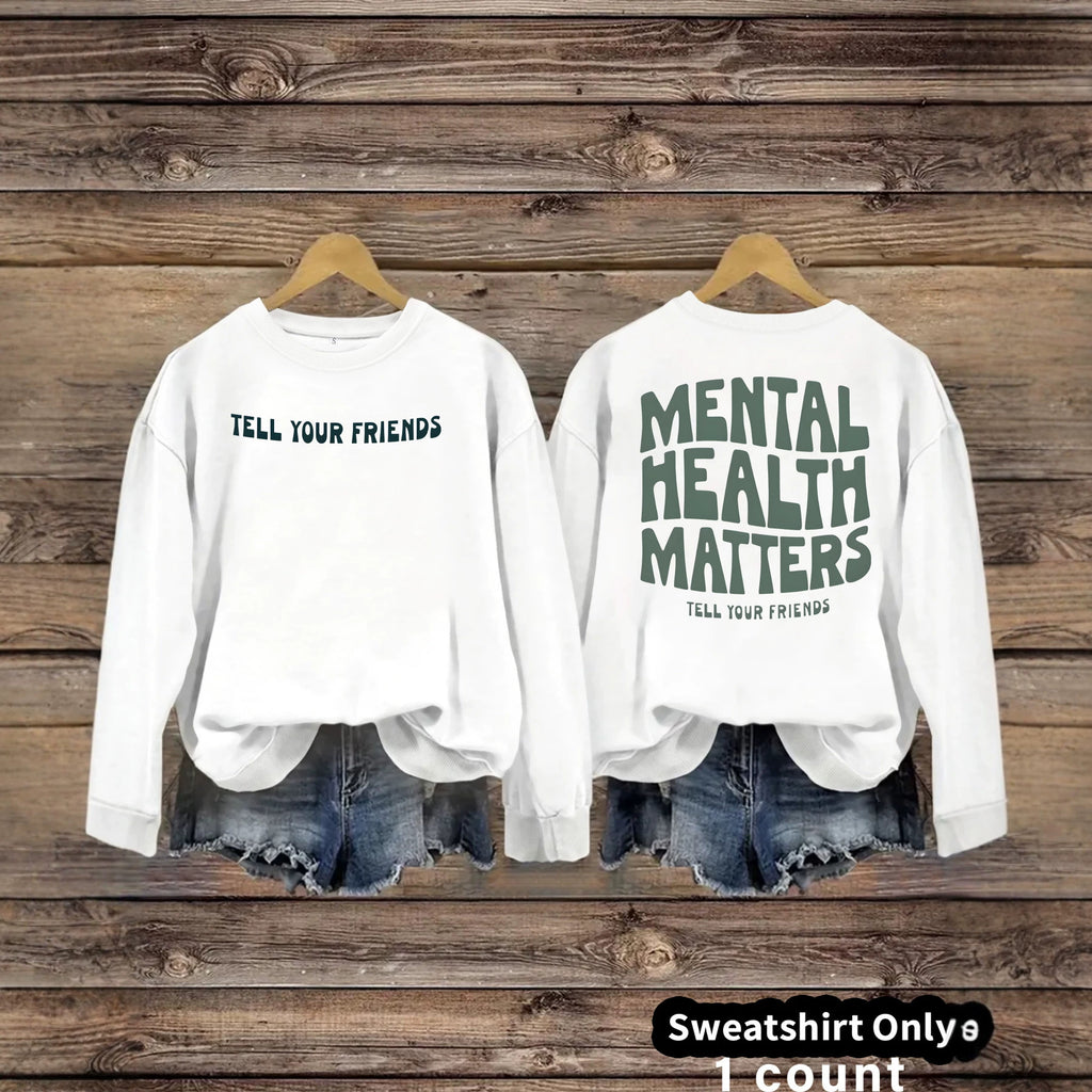 Hoodie letter print