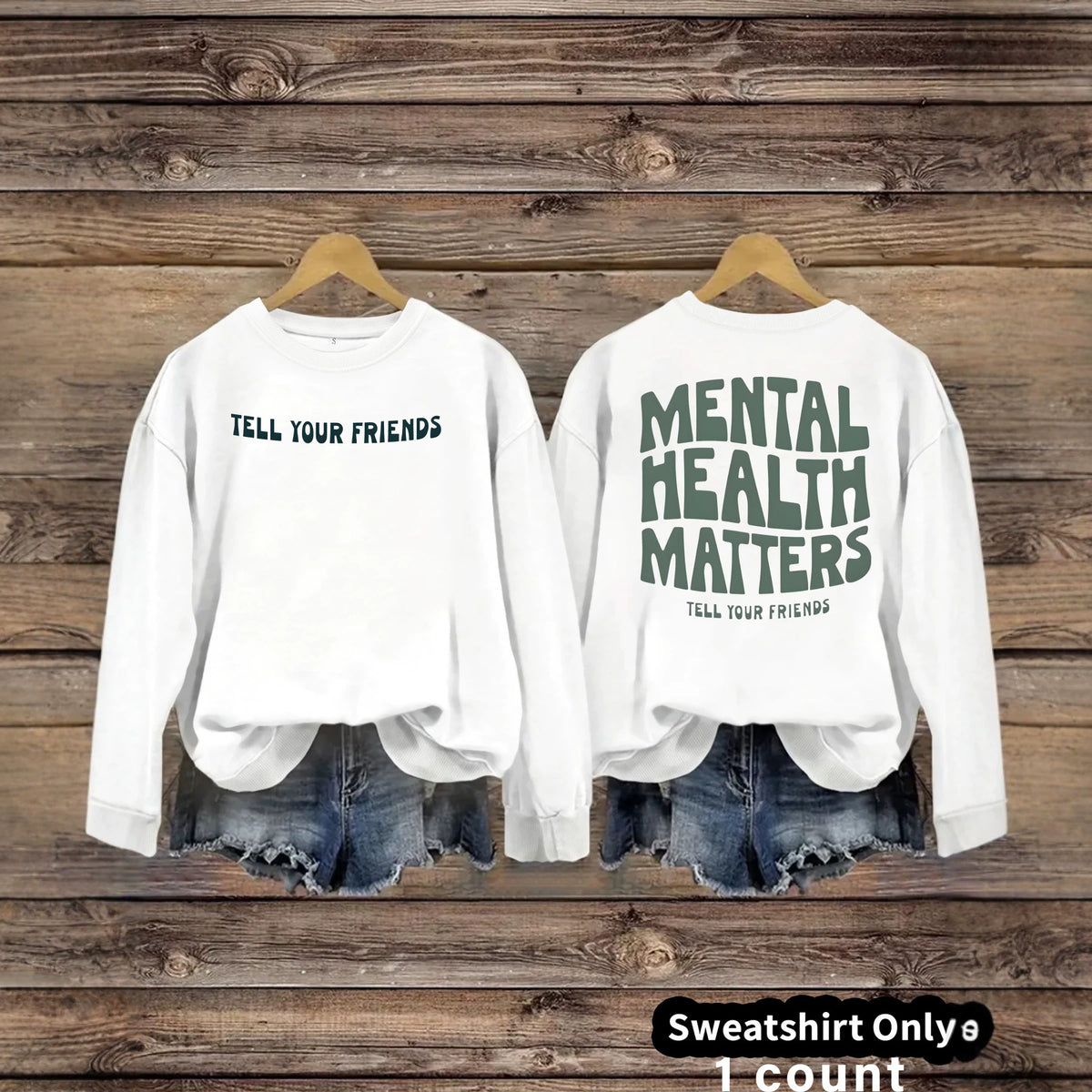 Hoodie letter print