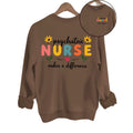 Loose velvet sweatshirt